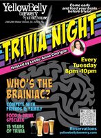 Trivia Night @ Yellowbelly Brewery DT